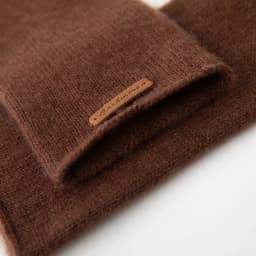 High-Quality Pure Cashmere Five-Finger Gloves Solid Color Long Warm Gloves For Men/Women Winter Outdoor Knitted Mittens Unisex