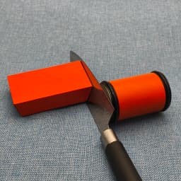 Rolling Blade Sharpener Set Diamond Grinding Disc Jade Fine Sharpening 15/20° Two Angles Non-slip Base Kitchen Sharpening System