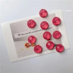 Circular Magnetic Buckle Refrigerator Magnet Hole Plate Photo Magnet Decoration Magnet
