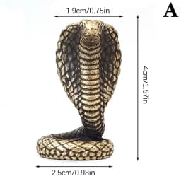 Copper Brass Mini Snake Antique Bronze Decor Figurines For Interior Decoration Desktop Ornament Pure Copper Miniatures Statue