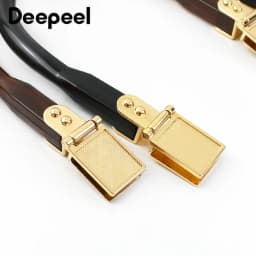 2/4Pcs Deepeel Acrylic Bag Handle U Shape Purse with Metal Ends for Handbag Tote DIY Replacement Hardware Accessories