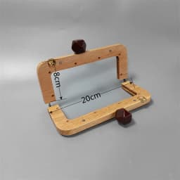 20 Cm Candy Solid Wood High Quality Candy Wooden Purse Frame Obag Handbag Accessories Diy Purse Hanger Guangzhou Purse Frames