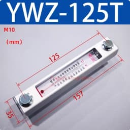 Aluminum Shell Hydraulic Tank Fluid Level Gauge Oil Level Gauge Water Level Gauge Oil Standard Water Thermometer YWZ 50T-500T