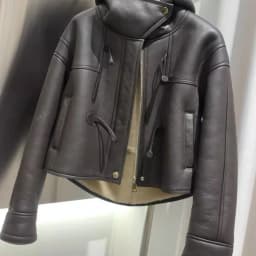 Autumn Winter Niche Unique Chic Top French Small Fragrant Celebrity Design Sense Korean Hooded Leather Jacket Short Coat Women