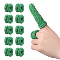 10PCS Disposable Cotton Finger Cots New Protectors Multicolor Finger Covers Breathable Non-slip Sports Safety Work