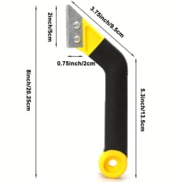Tile Grout Saw Grout Removal Tool, Angled-Design Grout Hand Saw for Tile Cleaning, Removing Paint and More