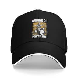 Angine De Poitrine Group Baseball Cap Hip Hop Sandwich Caps Unisex Adjustable Caps Hat Outdoor