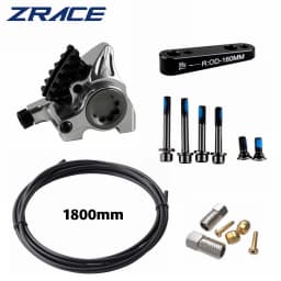 ZRACE XG Flat Mount Caliper, Road Hydraulic Brake, ICE-TECH Pads, BMX Raceing, Full CNC Lightweight