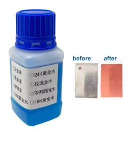 Professional Jewelry Electroplating Solution Kit Gold Silver Rose Plating Formula Fluid System Rhodium plating water