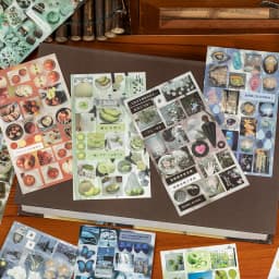 20sheets/book Die Cut Stickers Book Cartoon Decorative Handmade Scrapbooking Supplies Diary Sticker Japanese Stationery Stickers