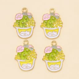 10Pcs 4 Colors New Enamel Maple Leaf Charm 19*24mm Pendant For DIY Necklace Earrings Keychain Jewelry Findings Making Wholesale