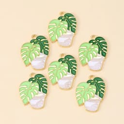 10Pcs 4 Colors New Enamel Maple Leaf Charm 19*24mm Pendant For DIY Necklace Earrings Keychain Jewelry Findings Making Wholesale