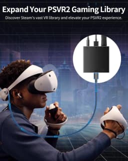 AOLION PS5 VR2 PC Converter Adapter Kit - Virtual Reality Gaming Adapter for PS5 to PC