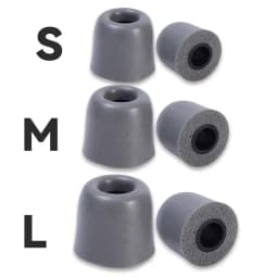 Replacement Memory Foam Ear Tips for 4.5mm Connect Hole S/M/L EarPlug Soft Foam Earbud Tips for in-Ear Headphones Ear Pad Cover