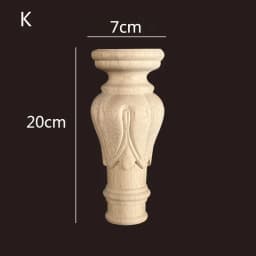 1pc Furniture Round Solid Wood Table Legs Sofa Feet Cabinet Bed Dressing Table Replacement Foot Support Hardware