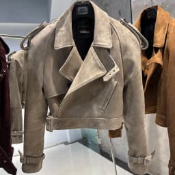 YOLOAgain Women's Real Leather Jacket Sheepskin Coat