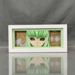 Anime Light Box Code Geass Cc Paper Cut Lightbox for Bedroom Decoration Desk Manga Shadow Box Kids Birthday Gift Table Lamps
