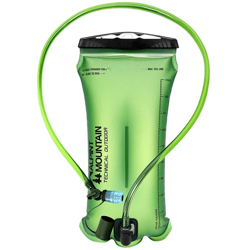 2L Hydration Bladder BPA-Free Leak Proof Durable Water Reservoir for Cycling,Hiking,Running,Climbing,Biking TPU Material