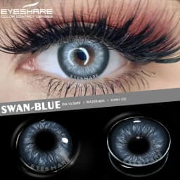 EYESHARE 1 Pair Aurora Europe Colored Contact Lens Yearly Use Cosmetic Colored Contacts Lenses for Eyes Beauty Contact Lenses
