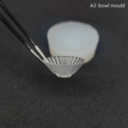 1 Set Dollhouse Miniature Tea Cup Silicone Mold UV Epoxy Turnover Food And Play Bowl Mold Doll Accessories Toy Scene Decoration