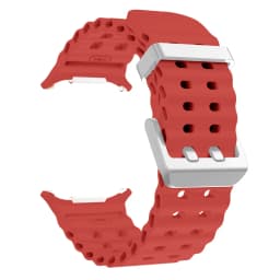 NEW Marine Silicone Strap for Samsung Watch Ultra 47mm Bracelet No Gaps Sport Two-Tone Band for Galaxy 8 Ultra Watchband Straps