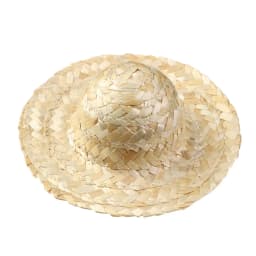 Mini Handmade Doll Straw Hat For 1/8 1/6 1/4 1/3 Doll Ob11 Dolls Cute Doll House Ornament Hand Weaved Hats DIY Doll Accessories