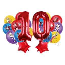 The Amazing Digitals Circus Digit 1-9 Balloons Kids Kawaii Birthday Decoration Baby Shower Gender Reveal Party Supplies Gift New