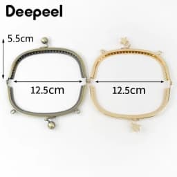 2/5Pcs Deepeel 12.5cm Star Flower Purse Frame Kiss Clasp Bags Handle DIY Handmade Handles Sewing Wallet Hardware Bag Accessories