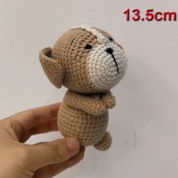 Handmade Kid Room Deco Stuffed Plush Toy Animal Amigurumi Handcrafts Kids Gifts Soft Fox Cow Lamb Birthday Sleeping Dolls
