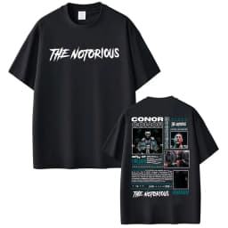 Limited Connor Mcgregor The Notorious Graphic Tee Shirt Men Women Fashion Retro Classic T Shirt Casual Cotton Oversized T Shirts