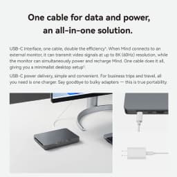 Khadas Mind 2, Pocket Mini PC with Intel Core Ultra 7 155H, 5.55Wh Battery, Thunderbolt 4, 8K, Win 11 Home, Micro Desktop Comput