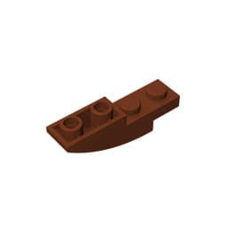 Gobricks GDS-731 BRICK 1X4X1 INV. BOW compatible with lego 13547 children's DIY Educational Building Blocks Technical