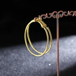 BLIJERY Trendy Oversized Hoop Earrings Big Smooth Circle Earrings Basketball Brincos Punk Style Loop Earrings for Women Jewelry