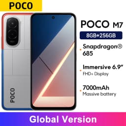 Global Version POCO M7 Snapdragon® 685 Smartphone 6.9" 144Hz FHD+ DotDisplay 7000mAh Battery 33W Fast ChargingNFC 50MP Camera