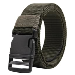 Belt For Men Tactical Nylon Outdoor Multi Functional Canvas Plastic Buckle Waistband High Quality Trouser Men Belt Brown DT043
