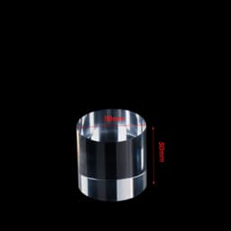 Clear Acrylic Column Sheet Stamping Block Cosmetics Display Stand Photography Props Ornaments Rings Jewelry Holder Perfume Riser