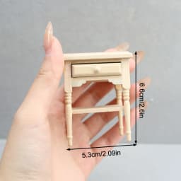 1/6 1/12 Dollhouse Miniature Bookcase Storage Rack Mini Wood Cherry Display Shelf Cabinet Cupboard Doll House Furniture Model