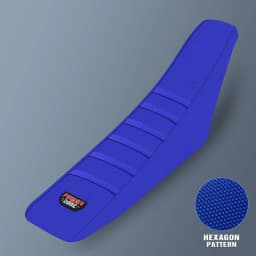 Sawrain Universal Pro Ribbed Rubber Seat Cover For KTM Honda YAMAHA Suzuki Enduro Off-Road Motocross Gripper Seat Cushions