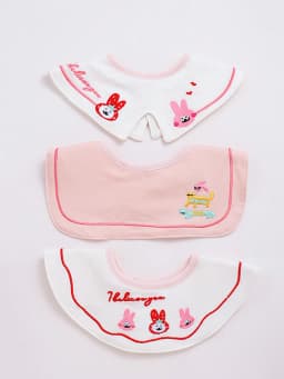 3Pcs Baby Crown Waterproof Saliva Bibs, 360 ° Rotatable Design - Specially Designed for Drooling Babies, Prevents Wetting of Clothes. Made of Pure Cotton with Exquisite Embroidery Craftsmanship. the Perfect Gift for Babies for Parties, Christmas, Thanksgiving, and New Year.