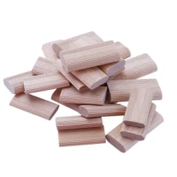 50Pcs Domino Solid Wood DIY Stripes Tenon Biscuit Joinery Beech Wood Nail Cork Block Wood Board Furniture Butt Tool For Woodwork