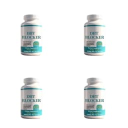 DHT Blocker Capsules with Biotin 5000mcg, Vitamin C, D, E, B6 & Zinc for Healthy Hair and Skin Support, Gluten-Free, 60 Count