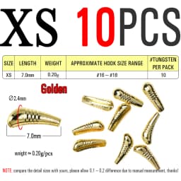 ICERIO 10PCS Fast Sinking Nymphs Scud Fishing Fly Tungsten Heavy Body Jig Hook Back Bead Fly Tying Material Accessories