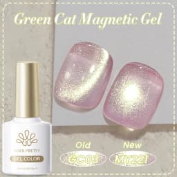 BORN PRETTY 10ml Auroras Glitter Cat Magnetic Gel Nail Polish Jelly Glass Bead Semi Permanent Soak Off UV LED Varnish Manicure