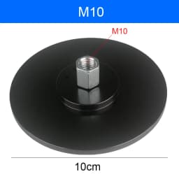 Black Suction Cup Adapter with M6/M8/M10/3XLR Connector for Telescopic Linear Actuator Reciprocating Device Attachments Parts