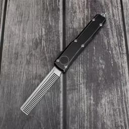 UT Tactical Beard Comb Custom OTF Excellently Designed Stone Washed Aviation Aluminum Handle Pocket Cool EDC Tools