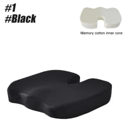 Ergonomic Office Seat Cushion Memory Foam Lumbar Support Pillow Breathable Posture Corrector for Car Office Wheelchair