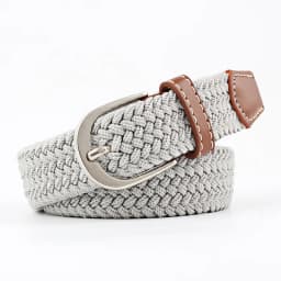 2.5cmx100cm Universal Needle Buckle Belt for Men and Women Canvas Elastic Jeans Belts Young Student Woven Canvas Thin Waistband