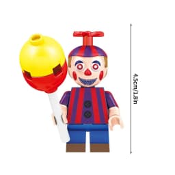 Cute Cartoon Game Figure Bricks Freddy Bonnie Chica Miniatures Kawaii Bonnie Bear Desktop Ornament Birthday Party Favors Gift