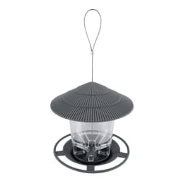 Bird Feeder Automatic Hanging Outdoor Garden Gazebo Wild Bird Feeding Container With Hang Rope House Decor Pet Supplies