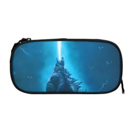 1 Piece Sky Pencil Cases Pen Holder Storage Stationery GODZILLA Supplies Large Storage Pen Box Pencil Bag for Students